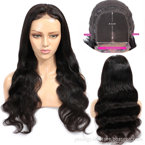 Cheap Wholesale 100% 150% 180% Bleached Knots Wig With Baby Hair Brazilian Virgin Cuticle Aligned Human Hair Lace Closure Wig